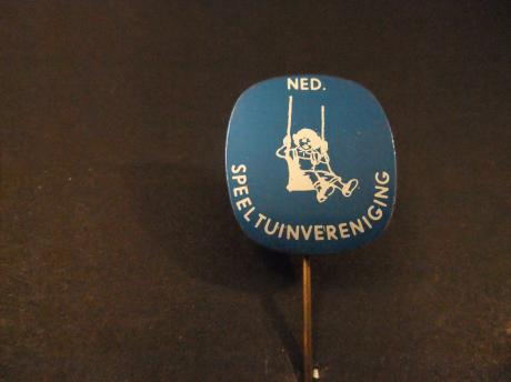 Nederlandse speeltuinvereniging ( kind op schommel)